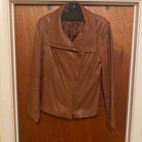 Authentic Elie Tahari Leather Jacket - Picture 1 of 8